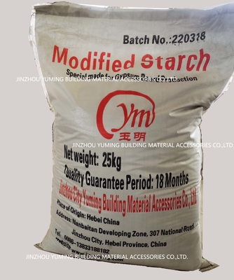 Modified Starch Gypsum Board Raw Material Iso9001 Certified